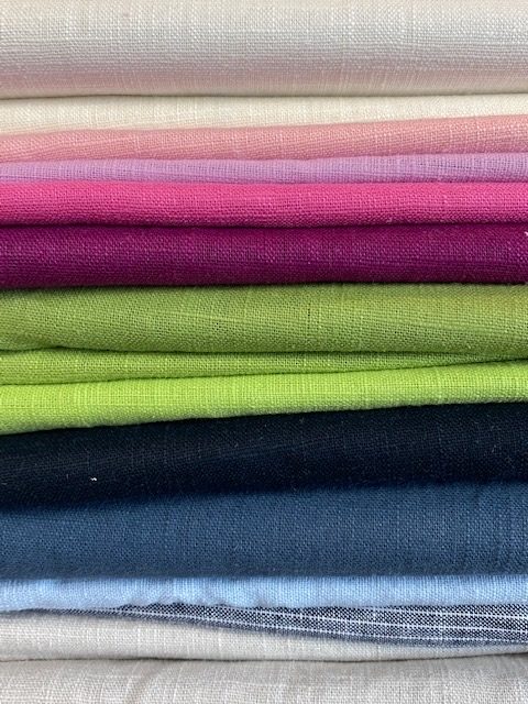 Leinenstoff für Tischdecke
Leinenstoff Muster Farben