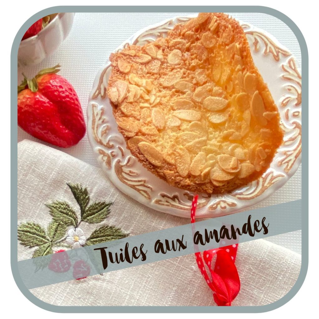 Tuiles aux amandes französisches Gebäck