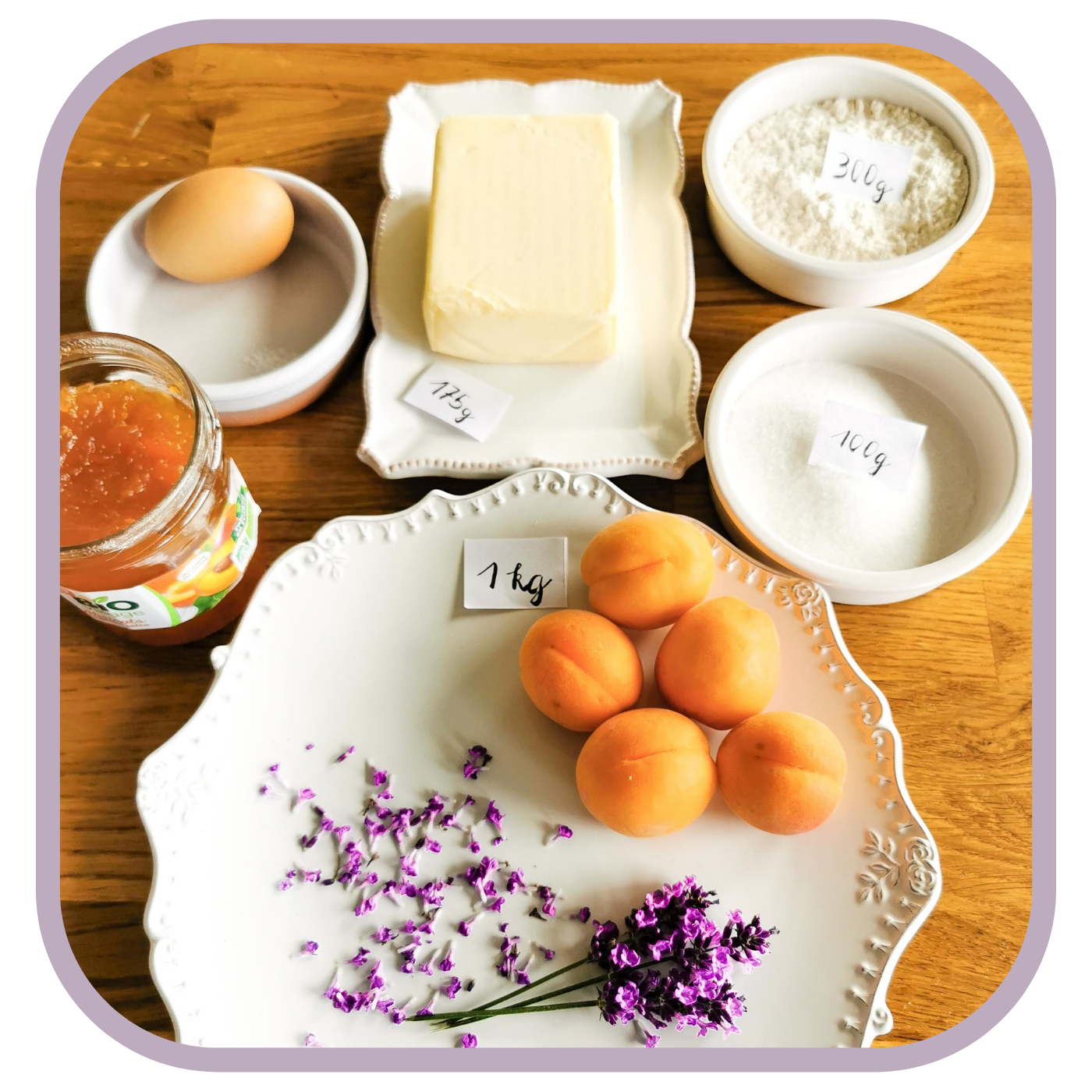 Zutaten Tarte aux abricots