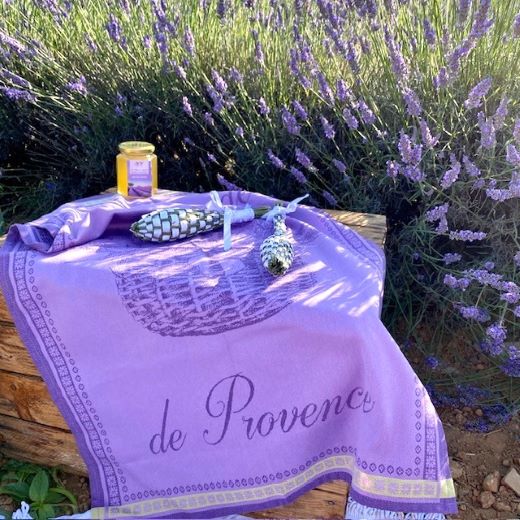 lavendel geschirrtuch frankreich lila