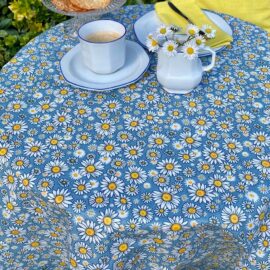 Tischdecke mit Fleckenschutz Gänseblümchen