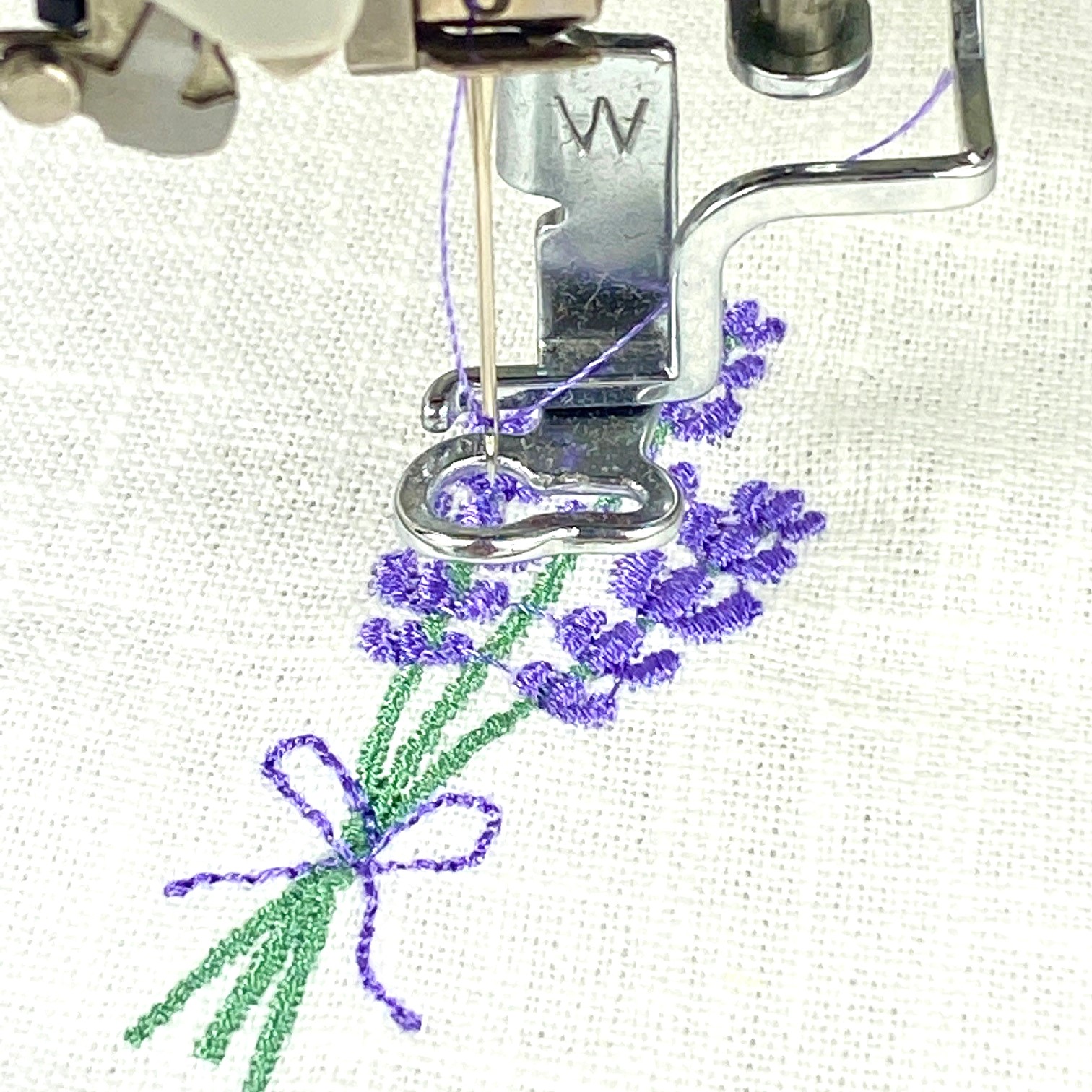 Serviette Leinen Lavendel – Bild 3